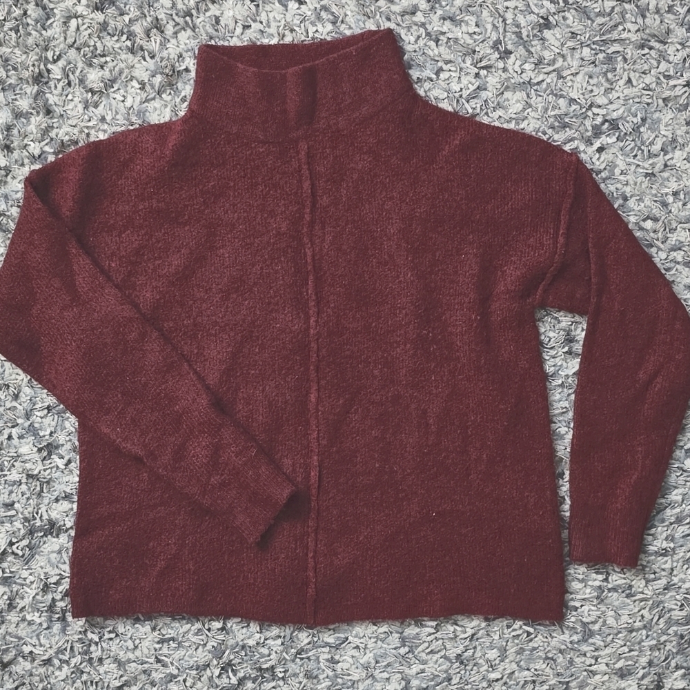 Sweater cowl neck